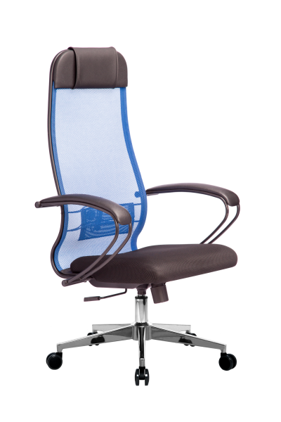 Кресло для руководителя Метта МЕТТА-11(MPRU)/подл.130/осн.004 (Синий)