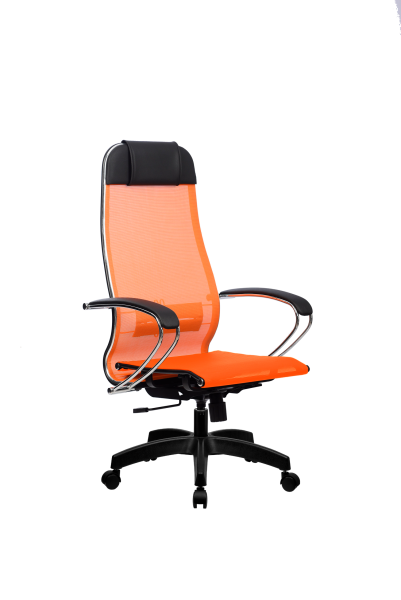 Кресло для руководителя Метта МЕТТА-4(MPRU)/подл.131/осн.001 (Оранжевый)