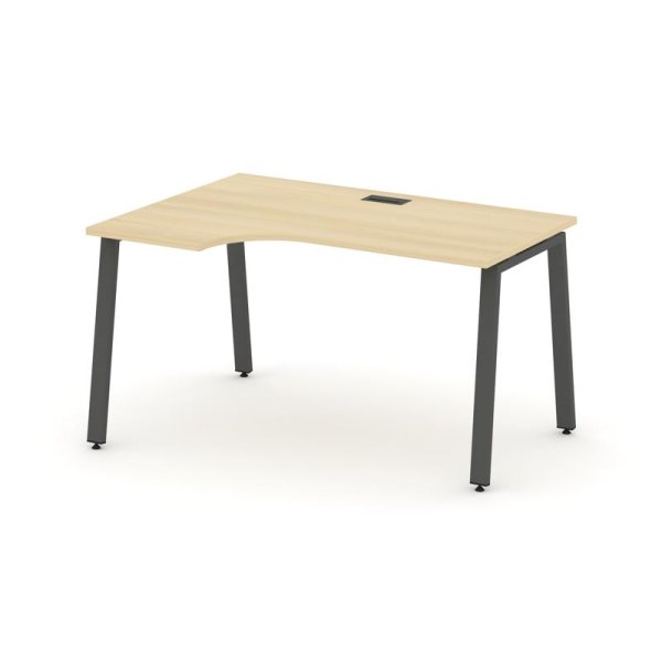 Стол рабочий эргономичный SN-6A.SPA-001(L) (1380х600/980х750) (Акация Лорка/Металл Антрацит)