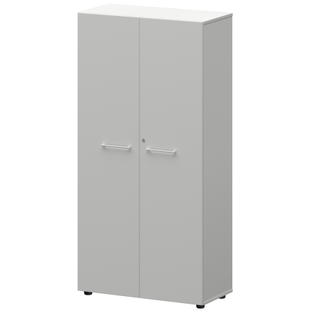 Шкаф высокий закрытый Кортез СМШ48F(Б) 792x362x1595 (Белый)