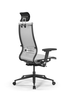 Кресло для руководителя Метта SynchroSit 10 B2-107D - T /Km00/Nb00/D03P/H3mL-2D(M23.B11.G19.W02) (Белый)