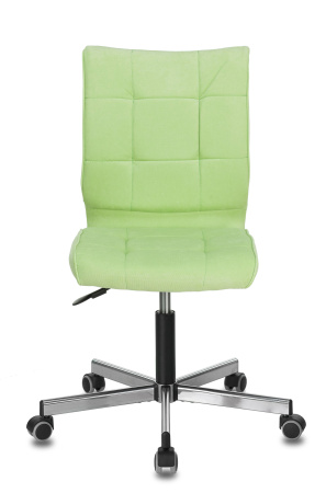 Кресло Бюрократ CH-330M/VELV81 светло-салатовый Velvet 81 крестовина металл (Компьютерное кресло CH-330M светло-салатовый)