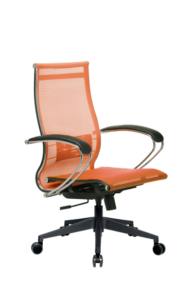 Кресло для руководителя Метта МЕТТА-9(MPRU)/подл.131/осн.002 (Оранжевый)