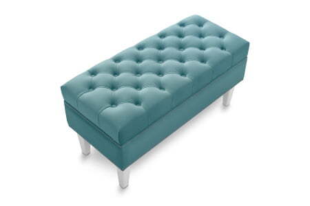 Банкетка Parige 800 (820x420x450) Аквамарин (Аквамарин)