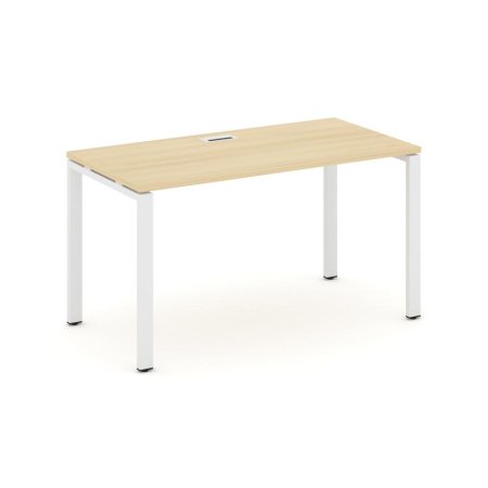 Стол письменный SN-6P.SP-021 (980х800х750) (Акация Лорка/Металл Белый)