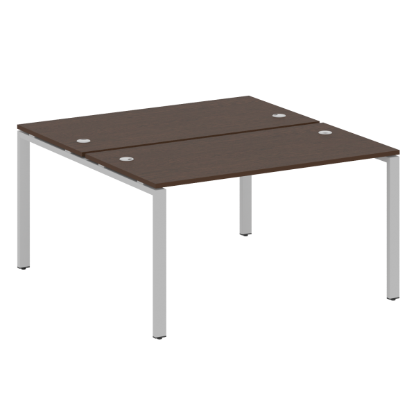 Рабочая станция Metal System Style БП.РАС-СП-2.3 1400x1475x750 (Венге Цаво/Серый металл)