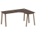 Стол криволинейный правый Metal System Style БА.СА-4 Пр 1600x1200x750 (Дуб Наварра/Серый металл)