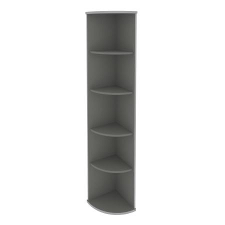 Стеллаж угловой Riva А.УС-1 365x365x1980 (Клен-Металлик)