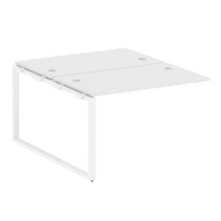 Проходной наборный элемент рабочей станции Metal System Style БО.ПРС-СП-2.2 1200x1475x750 (Белый/Белый металл)