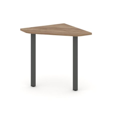 Угловой элемент стола SN-6.USP-011 (700х700х750) (Дуб Табак/Металл Антрацит)