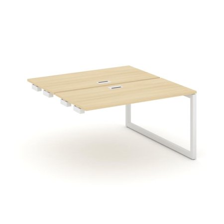 Стол-приставка к опорным элементам SN-5O.DPRS-014 (1580х1432х750) (Акация Лорка/Металл Белый)