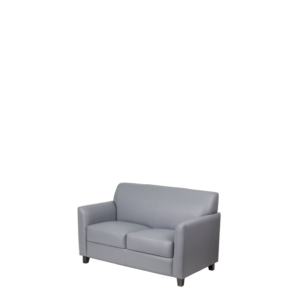 Диван офисный Дипломат (М-51) 2-х местный (Серый)