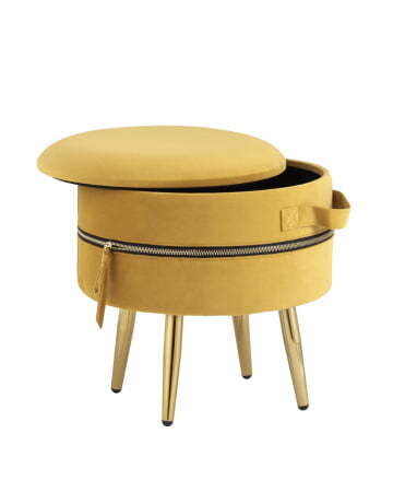 Пуф Тильда велюр охра (Пуф Тильда охра)