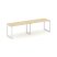 Рабочая станция 1 сторонняя SN-5O.ORS-012 (2360х700х750) (Тиквуд Светлый/Металл Антрацит)
