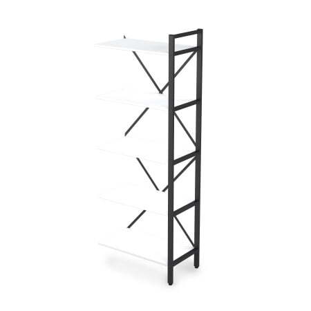 10СП.001 Стеллаж промежуточный (760x400x2000) (Белый премиум)