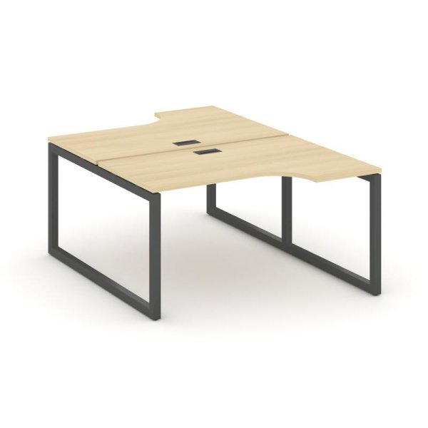 Рабочая станция эргономичная SN-5O.DRPA-011 (1380х1432/1992х750) (Акация Лорка/Металл Антрацит)