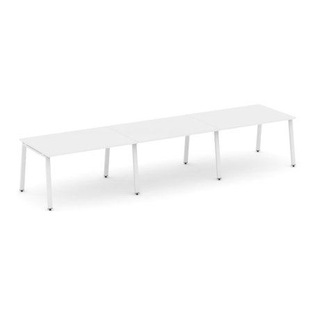 Стол переговорный SN-6A.SPRG-023.3 (4410х980х750) (Белый/Металл Белый)