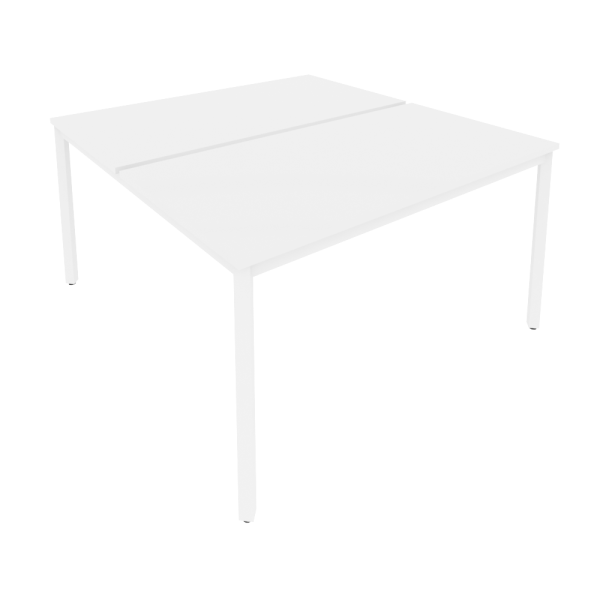 Рабочая станция на металлокаркасе Slim С.СП-5.3 1380x1475x750 (Белый/Белый металл)