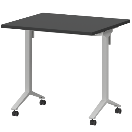 Стол мобильный складной Моби МБ25-80.70 800x700x750 (Графит/Белый)