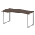 Стол криволинейный левый Metal System Style БО.СА-1 Л 1600x900x750 (Дуб Наварра/Серый металл)