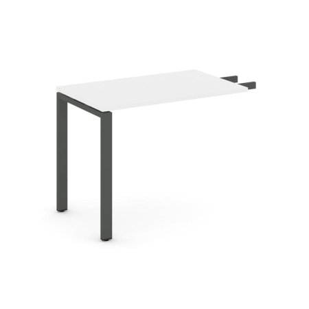 Брифинг-приставка SN-6P.BR-003 (980х600х750) (Белый/Металл Антрацит)