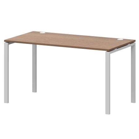 Стол на металлокаркасе Арго-М АМ-002 1200x730x760 (Орех/Белый)
