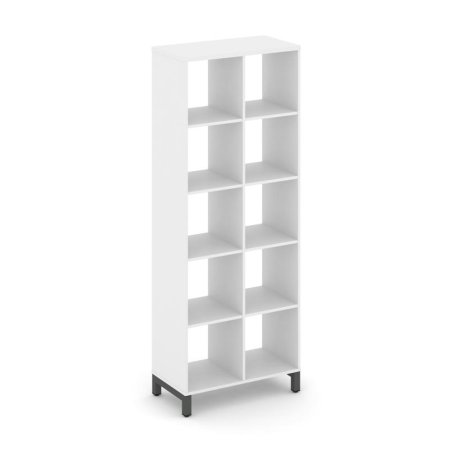 Каркас стеллажа 5 ярусов SN.KS-520 (754х400х1982) (Белый/Металл Антрацит)