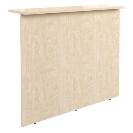 Стойка ресепшен прямая Dex DMS 160 1600x400x1200 (Бук Тиара)