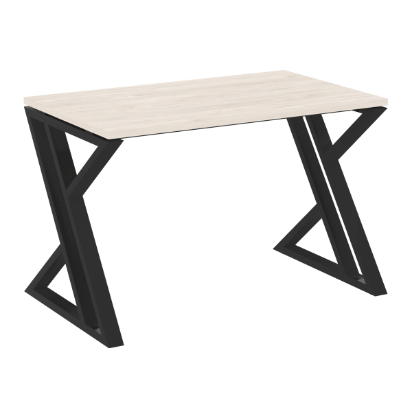 Стол рабочий VR.L-SRZ-2.7 1180x720x750 (Денвер Светлый/Черный металл)