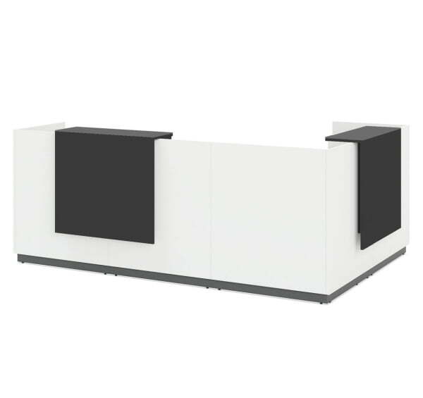 FASTA CORNER Приемная стойка угловая (Белый Графит)