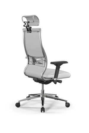 Кресло для руководителя Метта Samurai B2-11D - Infinity /Kc06/Wm06/D04P/H2cL-3D(M26.B32.G25.W03) (Белый)