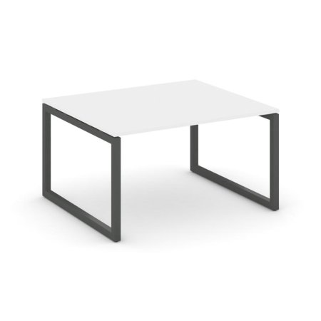 Стол переговорный SN-5O.SPRG-032.3 (1180х1180х750) (Белый/Металл Антрацит)