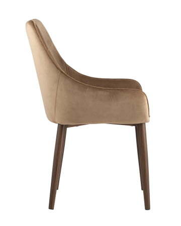 Стул Диана велюр бежевый (Стул Диана бежевый)