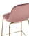Стул барный Валенсия велюр пыльно-розовый золотые ножки (Стул барный Валенсия пыльно розовый)