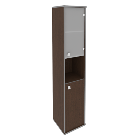 Шкаф высокий узкий, правый Style Л.СУ1.4Пр 412x410x1980 (Венге Цаво)