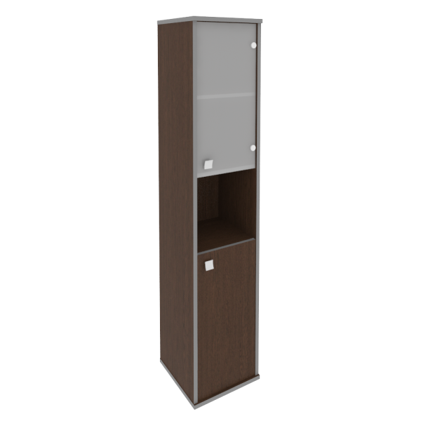 Шкаф высокий узкий, правый Style Л.СУ1.4Пр 412x410x1980 (Венге Цаво)