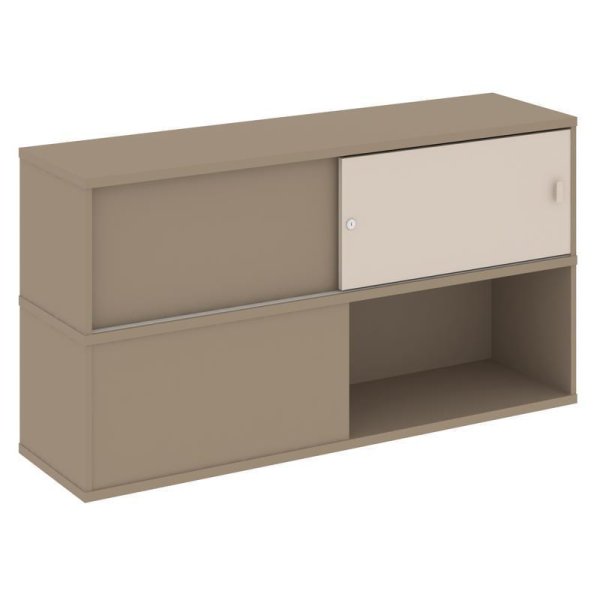 Надставка на 2 тумбы высокая ES.NV-6.1 (1500х410х795) (Латте/Капучино)