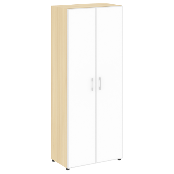 Шкаф для документов со стеклом белым LT.ST-1.10 R White (Акация Лорка)