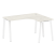 Стол криволинейный правый Metal System Style БА.СА-3 Пр 1400x1200x750 (Дуб Наварра/Серый металл)