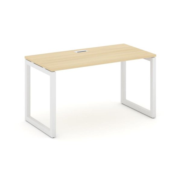 Стол письменный SN-5O.SP-011 (980х700х750) (Акация Лорка/Металл Белый)