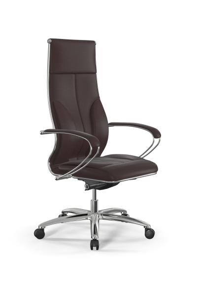 Кресло для руководителя Метта Samurai L1-11K - Infinity /Kc06/Wm06/K2cL(M26.B31.G20.W03) (Темно-коричневый)