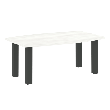 Стол переговорный LT.SP3 1800x1100x750 (Снежная Патина/Антрацит металл)