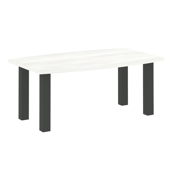 Стол переговорный LT.SP3 1800x1100x750 (Снежная Патина/Антрацит металл)