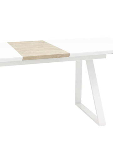 Стол обеденный Детройт раскладной 160-200*90 белый (Стол обеденный Детройт белый)