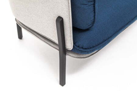 BELLAGIO Диван 2-местный (СЕРО-СИНИЙ)