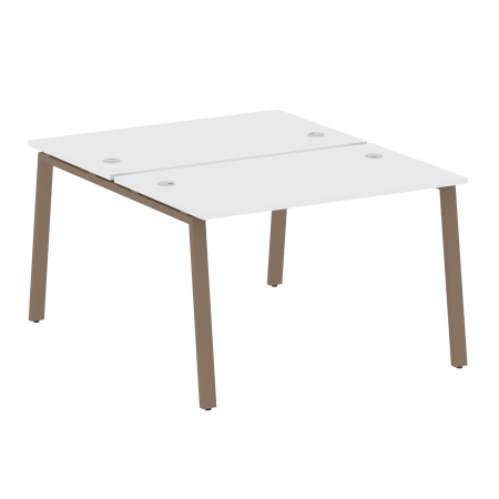 Рабочая станция Metal System Style БА.РАС-СП-2.2 1200x1475x750 (Белый/Мокко металл)