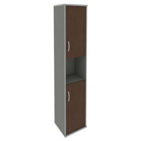 Шкаф Riva А.СУ-1.5 Пр 404x365x1980 (Венге-Металлик)