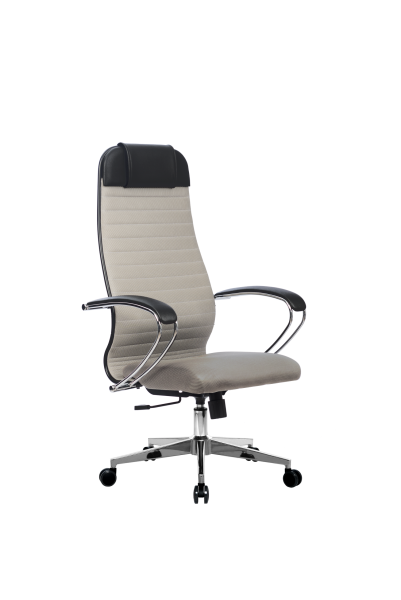 Кресло для руководителя Метта МЕТТА-21(MPRU)/подл.130/осн.004 (Светло-серый)