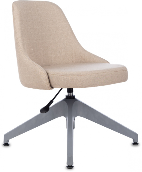 Кресло CH-340GLZ бежевый 38-402 крестов.4-луч. пластик пластик серый (Бежевый)