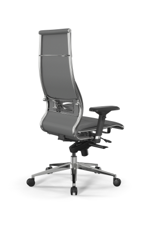 Кресло для руководителя Метта Samurai L1-10D - Infinity /Kc06/Nc06/D04P(M06.B32.G11.W03) (Серый)